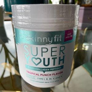 Skinny Fit super Youth collagen powder. Tropical punch flavor. UNOPENED.